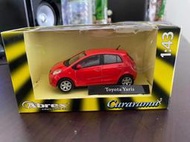 toyota yaris 小鴨 大鴨 豐田 1:43 金屬 車 模型 盒裝 玩具 