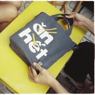 Jamlos Ăn Hết Artwork - Túi đeo chéo quai xách vải canvas in artwork