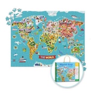 พร้อมส่ง จิ๊กซอว์ ฝึกสมาธิ แผนที่โลก สัตว์โลก 500 ชิ้น / แผนที่โลก สามมิติ แบบ 1000 ชิ้น Jigsaw Puzzel Map of the World / World Map