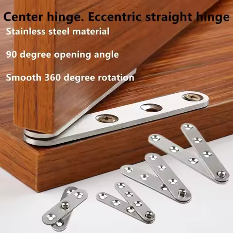 Stainless Steel Door Hinges Under 360 Degree Rotating Shaft Hinge Positioning Concealed Up And Down