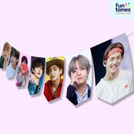 BTS Taehyung V Bunting Birthday Banner / V Bunting Banner / Custom Bunting Birthday Banner