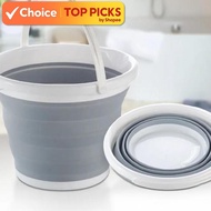 Foldable Collapsible Bucket - Versatile Water Pail for Car Washing, Outdoor Travel & Fishing