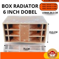 6 Inch Double Plywood RADIATOR Speaker Box 12mm 15mm 18mm