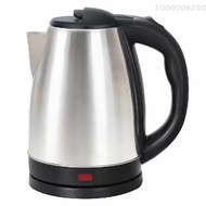 2.0L Stainless Steel Electric Kettle Silver Gray Cross-border E-commerce Supply Foreign Trade Export