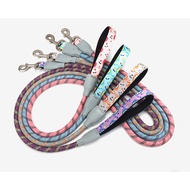 【XIAOYU Pet House】 1.5m 2m Dog Leash Collar New Fruit Series Pet Leash Collar Set Reflective Trainin