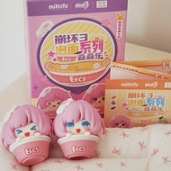 Official Authentic Elysia cup noodle mini figure Honkai impact Mihoyo