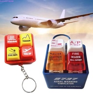 RADIANTBEAM EGPWS Warning Simulator, Sound Effects 737 Airbus Pilot Keychain, Collection Plastic Air
