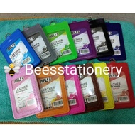 Aplus LNB-12 pu leather name badge 2 pocket/name tag holder/card holder