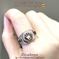 ready!!! Cincin Rolex Rosegold Kadar 750 Asli Emas murah