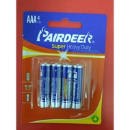 PAIRDEER AAA Mercury free & Heavy Duty Battery (4pcs)