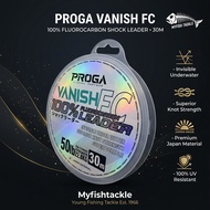Proga Vanish FC100 100% Fluorocarbon Shock Leader 30M