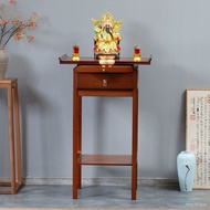 New Chinese Style Shrine Shelf Altar God of Wealth Cabinet Display Buddha Cabinet God of Wealth Altar Altar Incense Burn