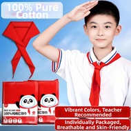 ZHIXIE | Colorfast Durable Cotton Satin Red Scarf 1m
