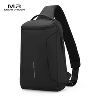 MARK RYDEN Men Crossbody Bag Large Fits iPad USB Recharging Sling bag