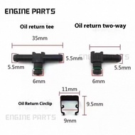 Three Way/Two Return Pipe Joint Nozzle D-MAX 4JK1 4JJ1 (Set Of 4) Code.8973152312/8973152302 VC07