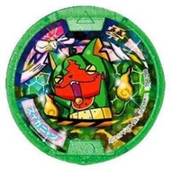 天天小舖 妖怪手錶 亮面 西瓜喵 水果喵 系列 獎牌 綠 妖怪徽章 零 日版正版 零式、U式手錶用