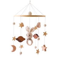 Baby Cloud Rattles Crib Mobiles Toys 0-12 Months Bell Musical Box Newborn Bed Bell Toddler Rattles Carousel For Musical Toy Gift