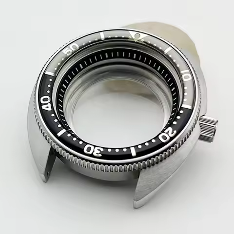 Mod NH35 Case SKX 6105 6309 Turtle Abalone Crown At 3.0 Oclock Fit NH35 NH36 4R 7S Japan Automatic M