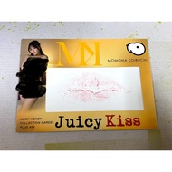 2024 JUICY HONEY PLUS 24 Love Taonai Super Beautiful Official Lip Print Kiss Card