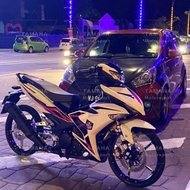 Yamaha Y15 Y15zr V1 V2 malaysia version custom pink cream white cover set  free emblem(×4)