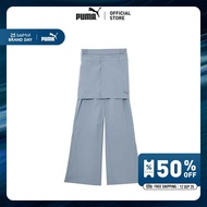 PUMA Prime/Select กางเกงขายาวผ้าทอ DARE TO สำหรับผู้หญิง สีเทา - 63324789
