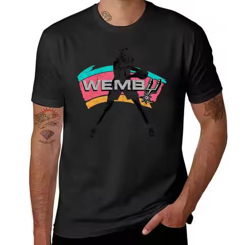 Wemby - Victor Wembanyama (Variant) T-Shirt boys animal print heavyweights Men's clothing