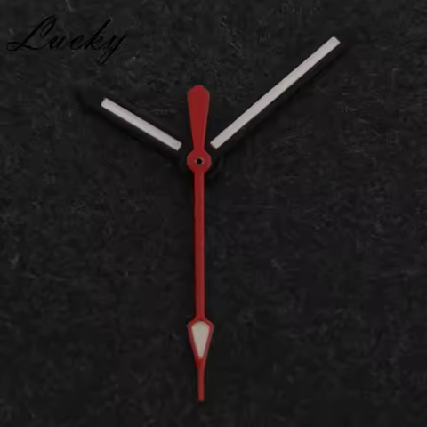 High Quality C3 Green Luminous Watch Hands Watch Hands Black Red Watch Accessories For NH34/NH35/NH3
