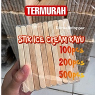 KAYU Light Wood Ice Cream Stick/Craft Wood Stick/Creative Wood Stick