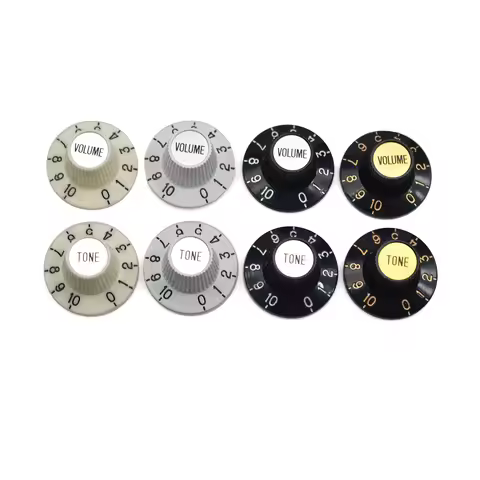 Dopro Metric 18/USA 24 Spline Witch Hat Knobs Top Hat Knob For USA Gibson with CTS Pots/Epiphone LP 