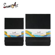 SeamiArt Drawing Hand Book 300gsm paper 24sheets for Watercolor Acrylic Marker Pen Oil Paint Gouache