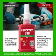FULL SERIES Loctite 638 50ml CYLINDRICAL FITING CERAMIC PULLEY GEAR BOND METAL BEARING SHAFT AXLE ME
