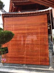 Mành sáo trúc che mưa nắng rèm trúc cho cửa  sổ màn che trúc cử đi ban công rộng 1m x cao 15mx2m x25