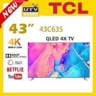 43C635 43吋 4K 超高清量子點Google 智能電視 QLED TV C635