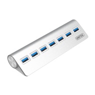 HUB chia USB 3.0 Unitek Y-3187 ra 7 cổng USB kiêm hub sạc- hỗ trợ tốc độ lên đến 5Gbps