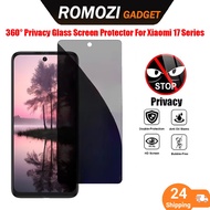 【⚓SG⚓】360° Privacy Tempered Glass Screen Protector For Xiaomi 17 Pro Max Ultra Anti-spy Glass Screen