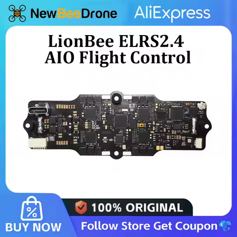 NewBeeDrone LionBee Long Range ELRS2.4 AIO Flight Controller BMI270 Gyro for 1S Micro Long-range FPV