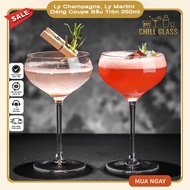Premium Coupe Cocktail Glass 250ml - Elegant Coupe Cocktail Glass