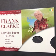 frank clarke acrylic paper pallette 90gsm