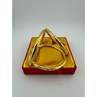 18k Gold Flower Bracelet 375