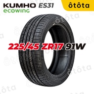 Lốp ô tô Kumho 225/45 R17 91W Ecowing ES31 – Chính Hãng BH 5 năm (225/45R17 225 45 R17)