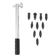 (LA7M) Auto Body Dent Repair Tools Aluminum + Rubber Paintless Dent Repair Hammer Dent Removal Tap D