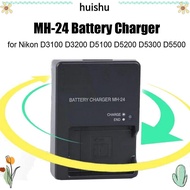 HS Camera Battery Charger LED Indicator Rechargeable Portable Charging Dock for Nikon D3100 D3200 D5