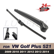 Wiper Rear Wiper Blade &amp; Arm Set Kit For VW Golf Plus 521 2009 2010 2011 2012 2013 2014 Windshield Windscreen Rear Window