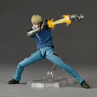 Bandai | ฟิกเกอร์แอคชั่น Kaiyodo Revoltech Yamaguchi Genos พร้อมของแถมวันพันช์แมน ขนาด 1/12 6 นิ้ว ข
