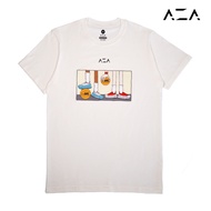 KATUN AZA x DBL Play 2.0 Kicks T-Shirt - Men's White Cotton T-Shirt and Wanita