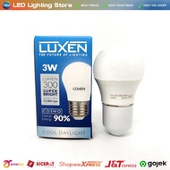 LED BULB 3W 3W 3WATT 3 WATT LUXEN WHITE