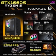 INTEL RYZEN i3 i5 i7 RX580 GTX 1660 RTX 3050 3060 5050 5060 BAJET GAMING STREAMING EDITING COMPUTER 