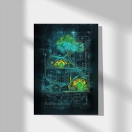 ️ Il Signore degli Anelli Poster | Comic Poster - Wall Decal - Wall Photo