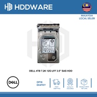 DELL 4TB 7.2K 12G LFF 3.5" SAS HARD DRIVE // 0X4FKY // X4FKY // HUS726040ALS210