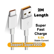 【Craft Box】 ORIG For 65W Supervooc 2.0 Fast Charger Adapter 6.5A Type-C Cable For A3x A3 A5x A5 Pro 